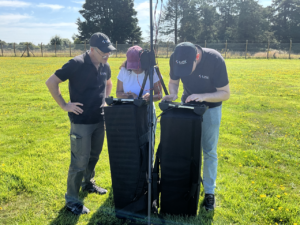 UAV Aerosystems conducting a drone flight demo with D3IP.